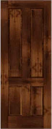 Raised Panel Long Wood Walnut Doors